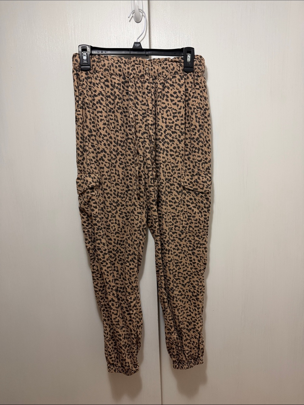 Women’s Brown Leopard Print Jogger Pants